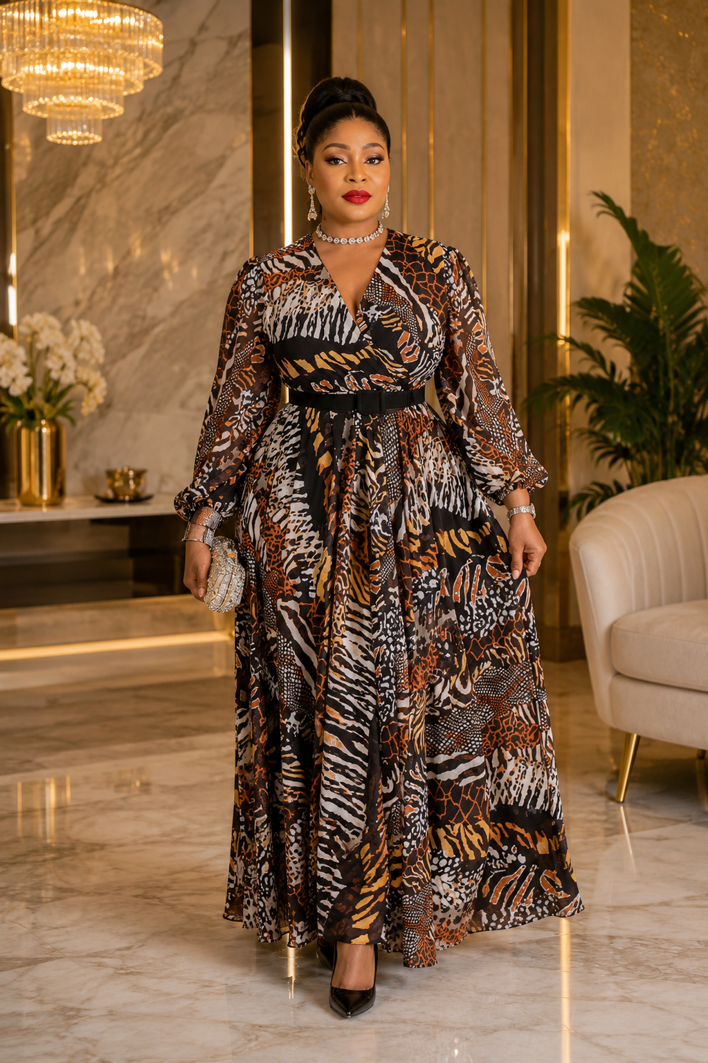 Maxi Chiffon Dress