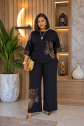 Evening Black Causal Chic